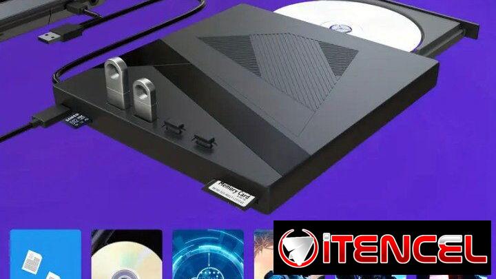 Unidad óptica externa multifunción 7 en 1 USB 3.0 / Tipo-C