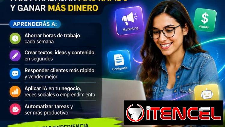 Taller Online de Inteligencia Artificial – Curso en vivo de IA: ChatGPT, Gemini y otras.