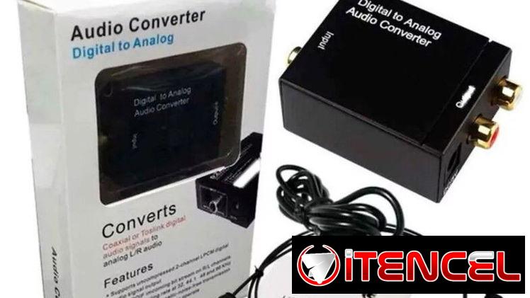 🔰 🔰 🔰 ADAPTADOR AUDIO – OPTICO PARA RCA ~ 3.5 PLUG 🔰 🔰 🔰 CONVERSOR DE OPTICO DEL TV //  🔰 5.887.2360