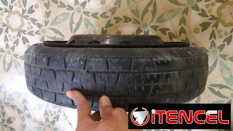 Vendo llanta con goma Ring 13 de balón de repuesto de uso Pero en buen estado, las del Kia picanto