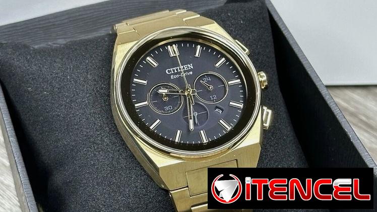 CITIZEN ECODRIVE AXIOM SC (CA4582-54E) DE HOMBRE CON CRONOGRAFO , 43MM CON CRISTAL DE ZAFIRO Y ACERO DORADO  58049738