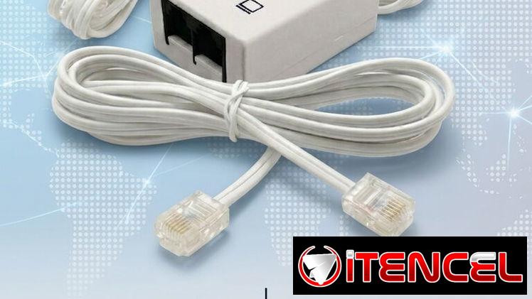 Oferta del Día.  Combo espliter adsl +más 3 cordones de línea..