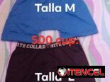 Calzoncillos el azul  talla M y el carmelita talla L.