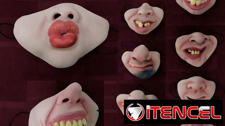 🎃 Máscara Disfraz Halloween  | Estilo Táctico, Filtro Simulado y  🔋