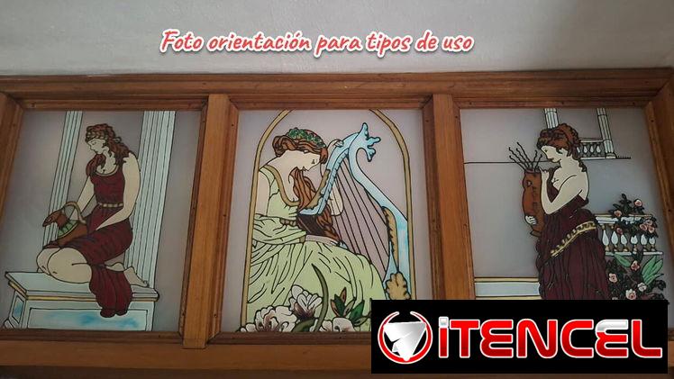 Acrílico decorativo con diversas imágenes
