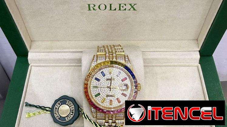 Rolex diamante oro