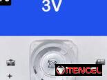 Led de 3 y de 6volt material cobre con su difusor nuevos para televisores planos desde 32” hasta 65”  Pre