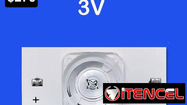 Led de 3 y de 6volt material cobre con su difusor nuevos para televisores planos desde 32” hasta 65”  Pre
