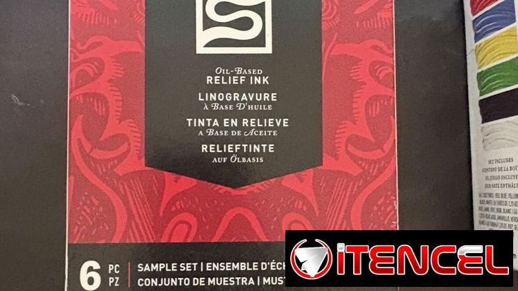 Set de tintas para linografia y xilografia