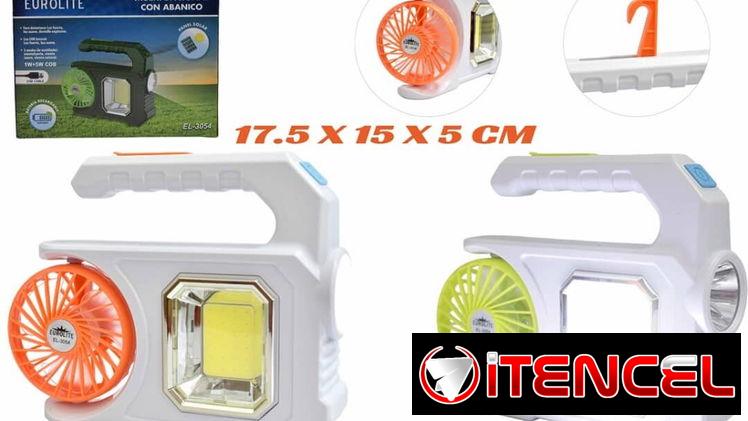*LÁMPARA MULTIFUNCIONAL* CUENTA CON LÁMPARA, LINTERNA, VENTILADOR PEQUEÑO Y PANEL SOLAR PRECIO: 10 USD