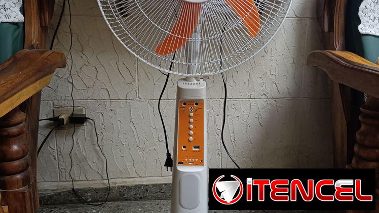 🚨Ventilador grande recargable Desmatt🚨