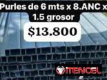 Purles; Tejas PVC y Galvan; Mallas Galvanizadas y de hierro