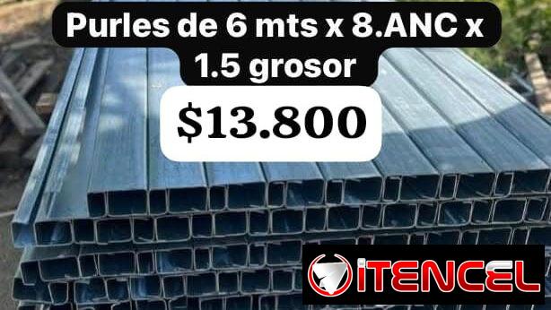 Purles; Tejas PVC y Galvan; Mallas Galvanizadas y de hierro