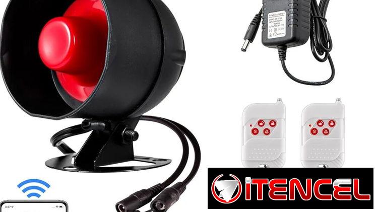 ALARMAS INTRUSOS WIFI tipo SIRENA trompeta KITs variosHOST inalámbrica