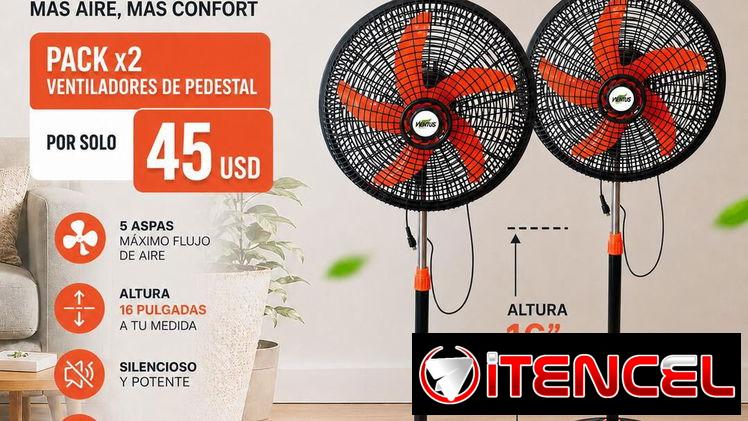 Ventilador en oferta especial 2 ventiladores por 45 usd