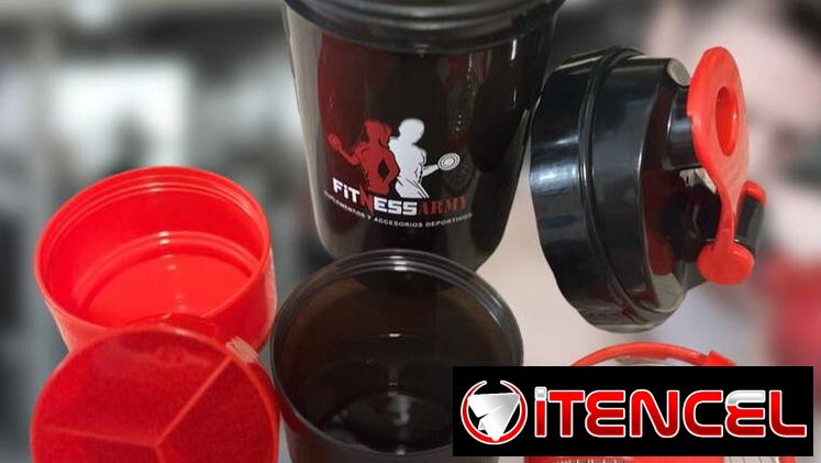 15USD SMART SHAKER POMOS REMIVEDORES DE PROTEÍNAS FITNESS-ARMY 56799461 Y 51699376