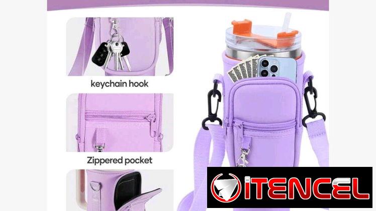 Bolso con bolsillo para pomo o jarra