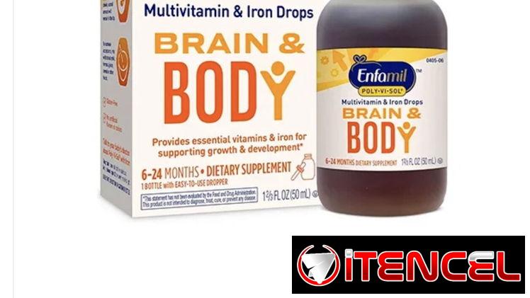 Multivitaminas en suspension para infantes Polivisol 27 usd