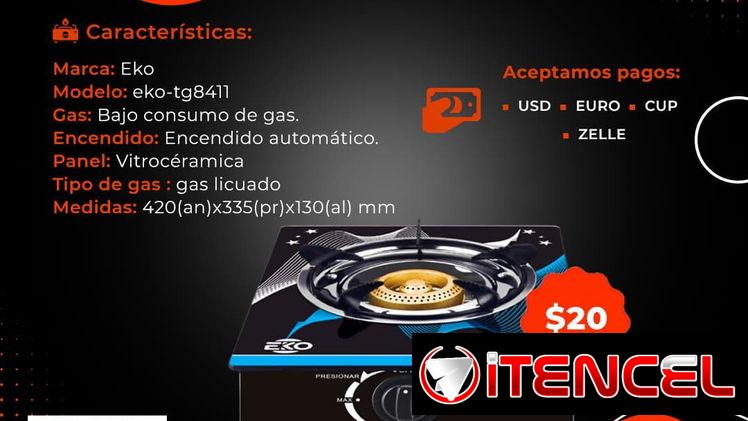💲20💲COCINA DE GAS SUPERFICIE VITROCERÁMICA. FACTURA Y GARANTÍA. TLF 54833699