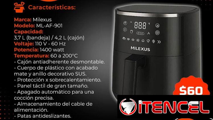 💲60💲 MILEXUS FREIDORA DE AIRE 1400W. TLF 54833699