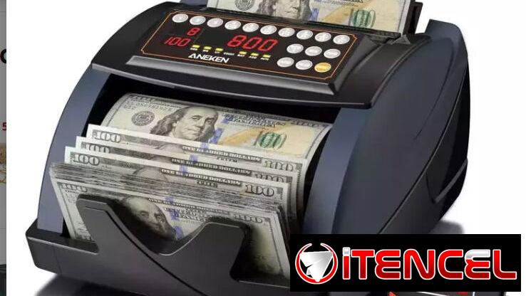 Contadora de billetes – ANEKEN-Adecuado para Dólares y euros-Nueva