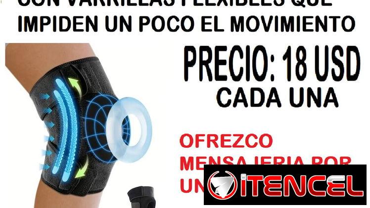 EN VENTA RODILLERA ORTOPÉDICA CON VARILLAS FLEXIBLES. TENGO MENSAJERÍA ADICIONAL.