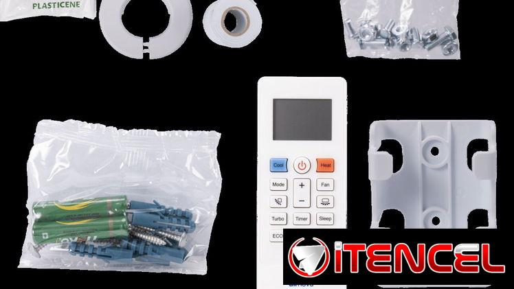 Split de 1 tonelada ALL Novu  incluye brazos originales y regulador de voltaje 220v $290 USD con transporte incluido