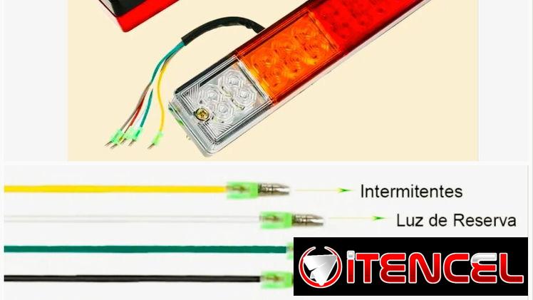 FAROS TRASEROS FOCOS PARA TRICICLOS TRAILER CAMIONETAS 💥
