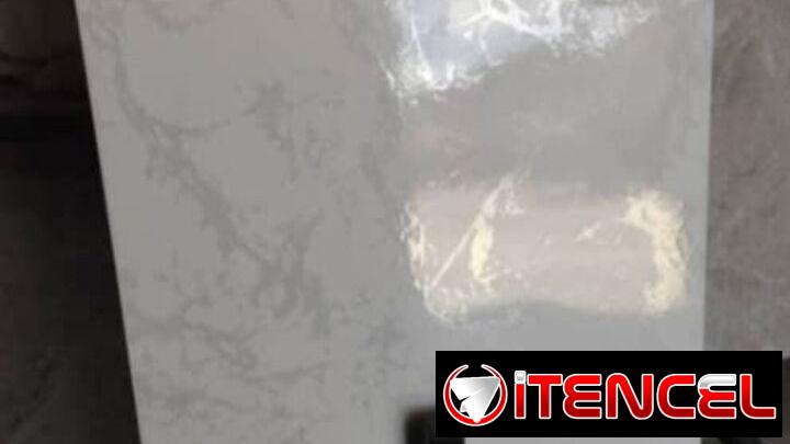 Cerámica importada jaspeadas en plateado