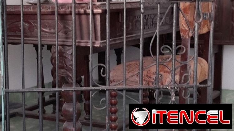 Reja de hierro para puerta de balcón o portal
