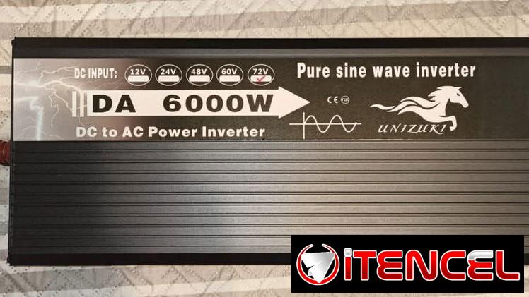 Inversor de 6000W 72 vol nuevo
