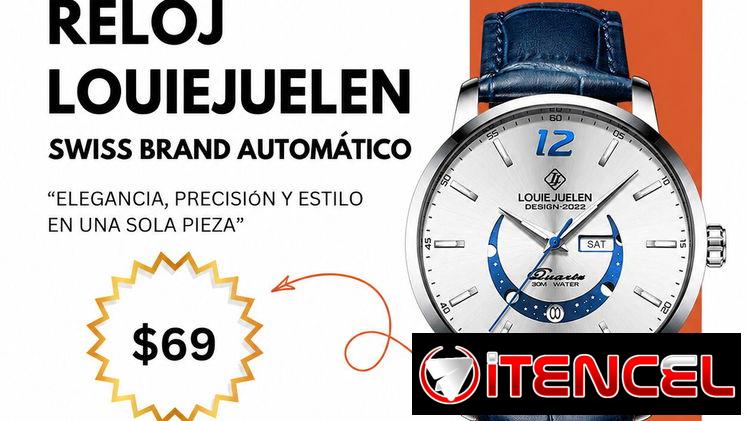 Reloj LOUIEJUELEN Swiss Brand Automático | videojuegoshabana.com