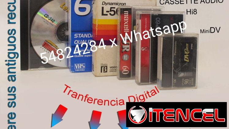 Digitalizamos cintas VHS, BETA y más