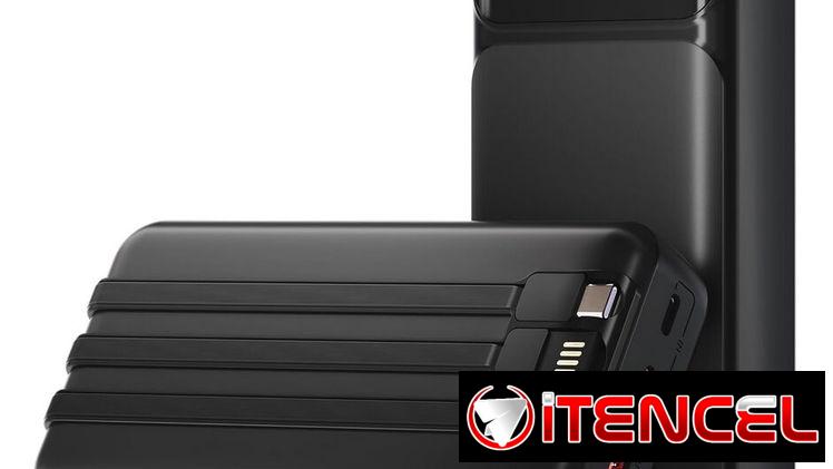 Power Bank 50 000 mAh carga rápida pantalla LED, 3 cables, Carga 4 dispositivos a la vez 60 USD Transporte adicional