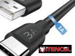 Cables 1Hora 3A 1metro Datos Carga Rápida (tipo c a tipo c  y tipo c a USB);
