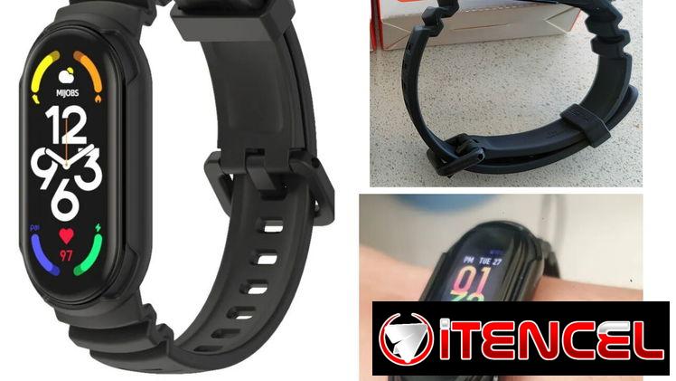 Manillas marca Mijobs para Xiaomi Mi band 5/6/7 y 8/9 Estilo: Casio G-Shock: $5 USD