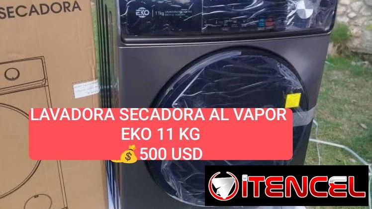 Lavadora secadora al vapor EKO NUEVA- 11 KG