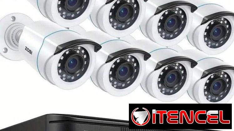 **Sistema de Seguridad ZOSI para el Hogar – 8 Canales, 2MP HD, DVR Lite 5MP, 1TB, Grabación 24/7**