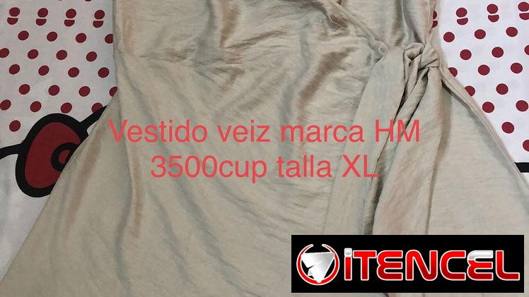 Vestido veiz de mujer talla XL marca HM. Short de mujer  talla M