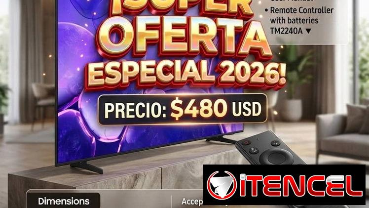 TV NEWWW SANSUNG USA LO MEJOR EN TV 2025 2026 SMART 4K CRISTAL Y QLED EN CUBA WHATSAPP 53321047