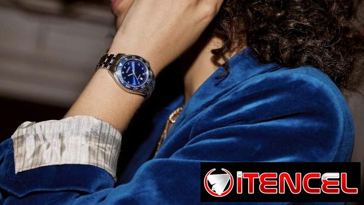CITIZEN ECODRIVE CARSON (FE6160-57L) PARA MUJER , CRISTAL DE ZAFIRO Y ACERO INOXIDABLE ,ESFERA AZUL CON PIEDRAS 58049738
