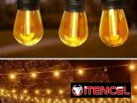 Luces guirnaldas decorativas para patio