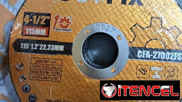 Disco de Corte para Metal & Inox 4.5″ Damos factura. Aceptamos transferencia.
