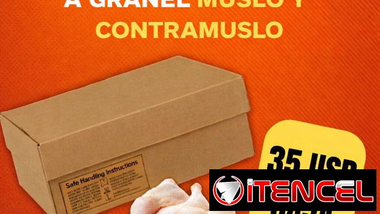 CAJA DE POLLO 33 LIBRAS MUSLO SOLAMENTE, PECHUGA