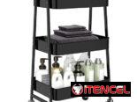 Organizador de metal con Ruedas