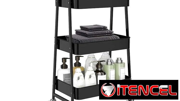 Organizador de metal con Ruedas