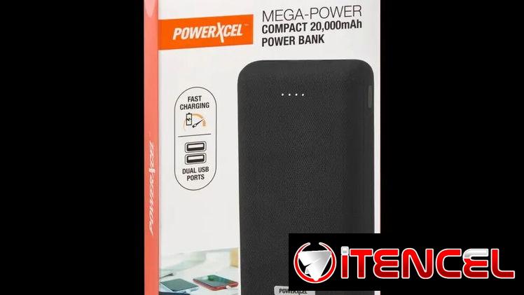 PowerXcel Mega Power Compact 20,000 mAh Power Bank