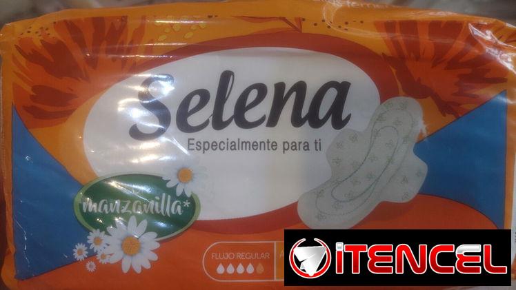 Intimas marca Selena de 14 unidades con alas, con empaque individual, flujo regular