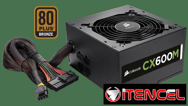Fuente Corsair CX600M semimodular !!!
