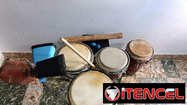 Set de percusión menor en venta. 300USD. +53 53823154 Eward